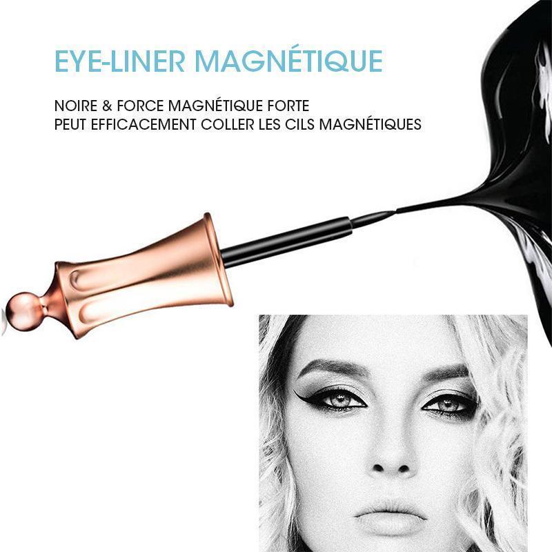 Eye-Liner et Faux Cils Magnétiques Imperméables