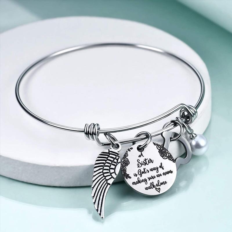 Ne marchez jamais seul - Bracelet Sœurs