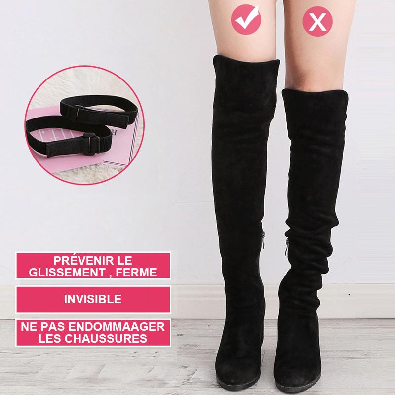 Sangle antidérapante pour bottes au genou