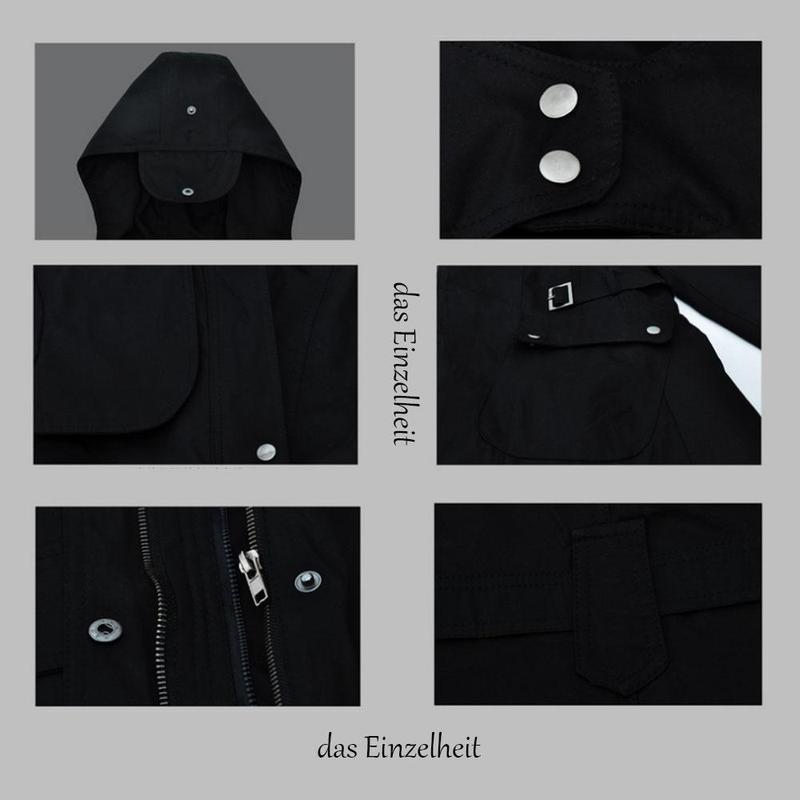 Manteau d'hiver pour femmes avec fausse fourrure amovible