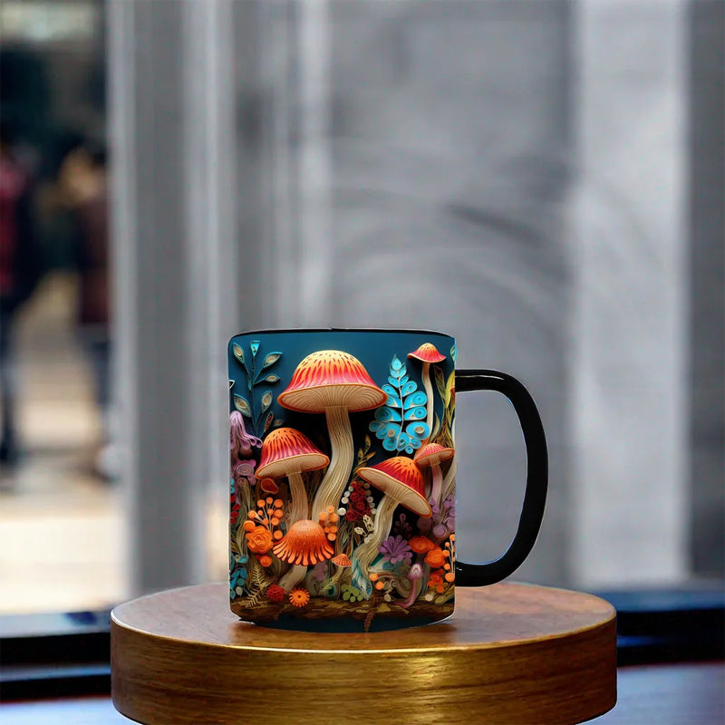 Tasse de champignons magiques 3D