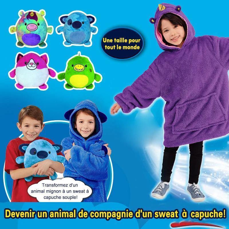 Sweat Ă Capuche de Couverture pour Enfants