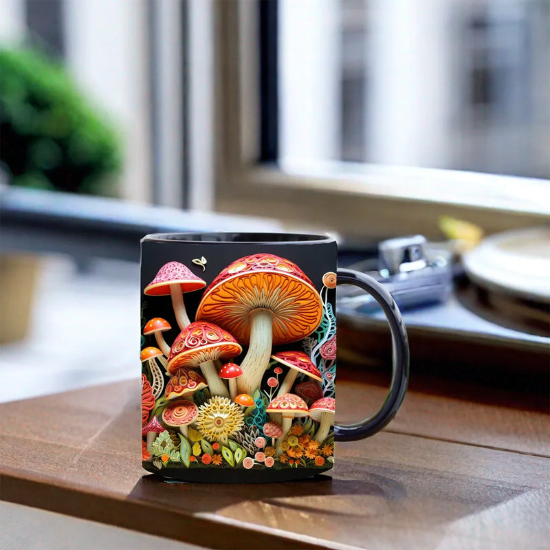 Tasse de champignons magiques 3D
