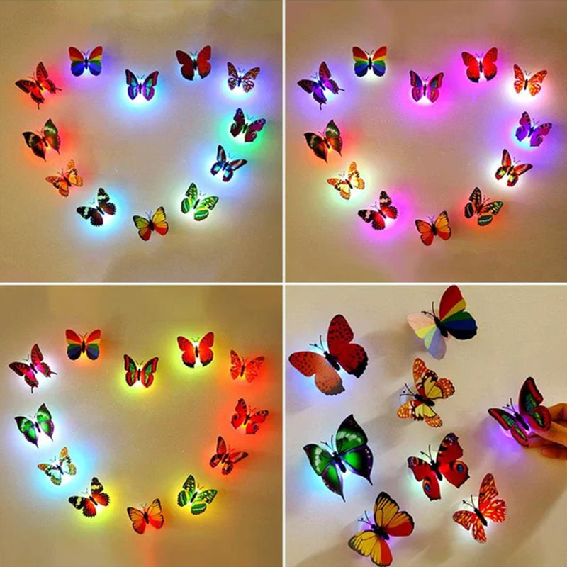 🦋Veilleuse 3D LED Papillon Décoration