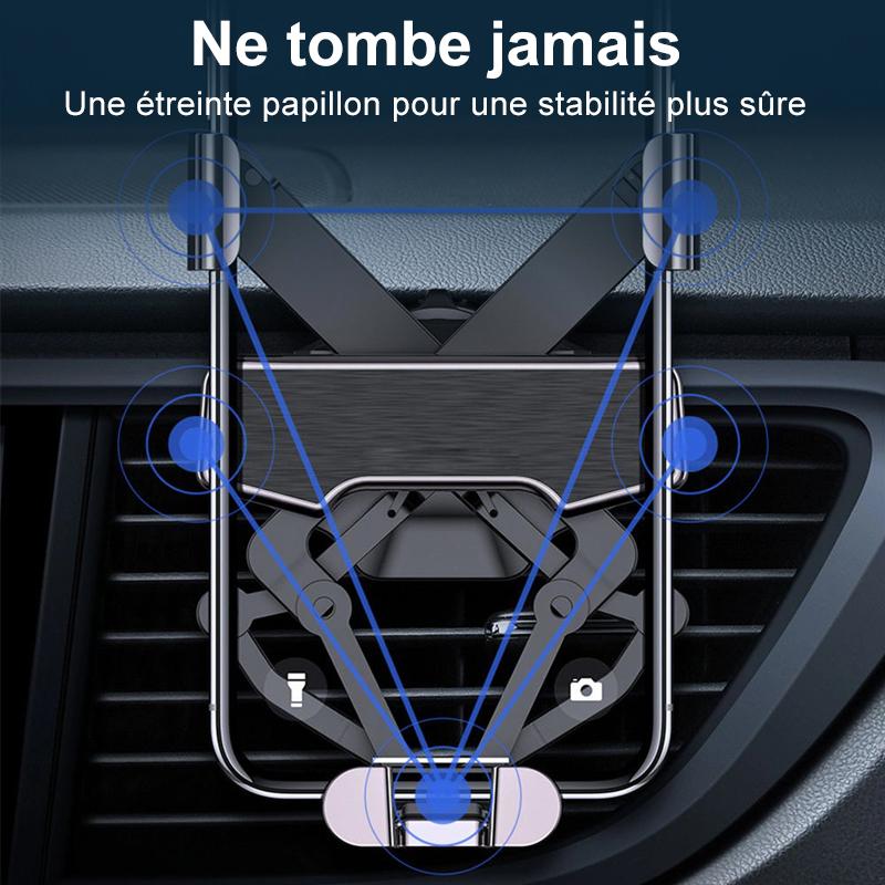 Support de téléphone de voiture gravity amélioré