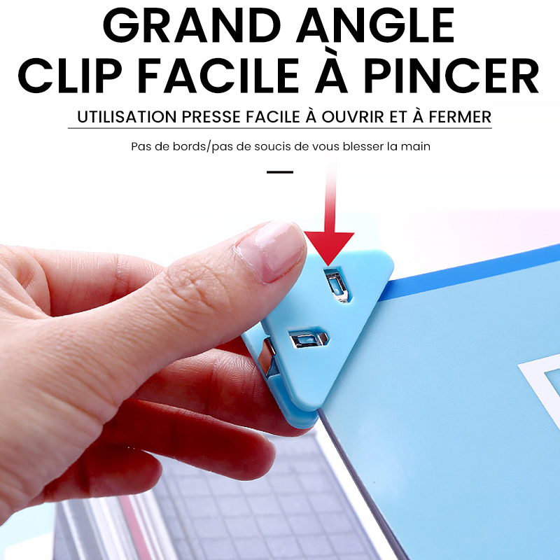Clip de données de coin triangulaire