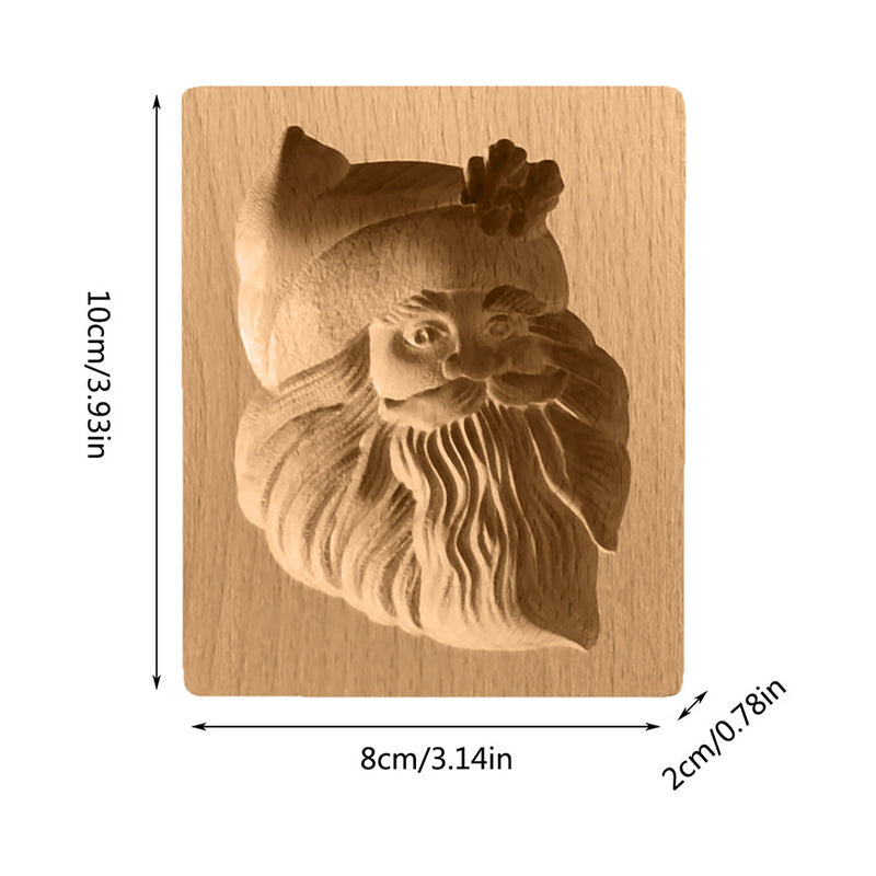 Coupe-biscuits à motifs en bois