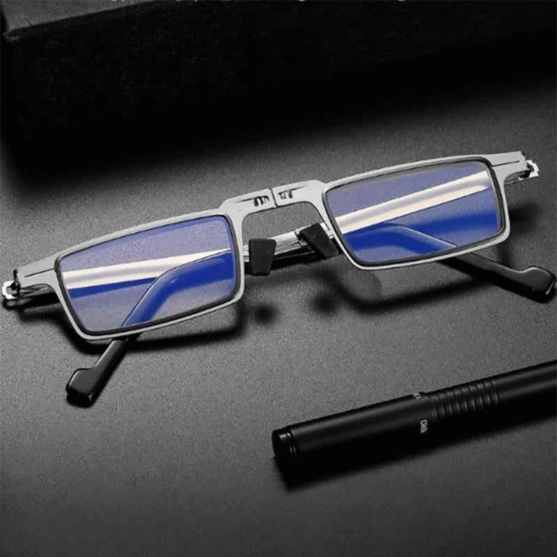Lunettes de Lecture Pliables Anti-Lumière Bleue en Titane