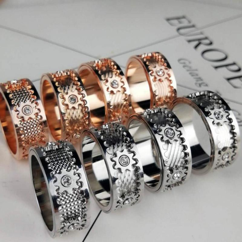 Bague d'Engrenage Rotatif avec Diamant