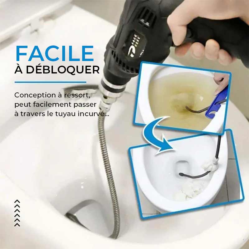 Ressort de dragage de drain électrique
