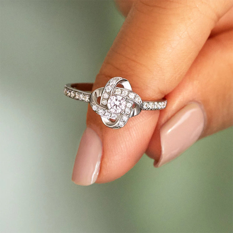 Nœud Sans Fin - Bague et Collier D'amitié