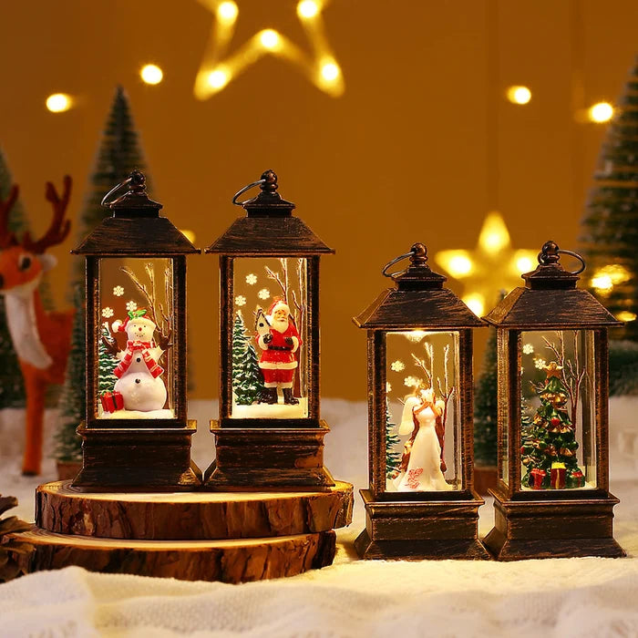 🌲Lanterne à Vent du Père Noël
