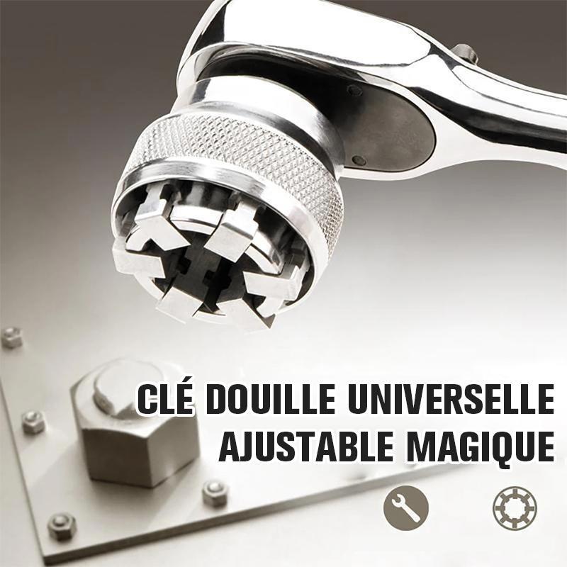 Clé à Douille à Écrou Universelle Ajustable Magique