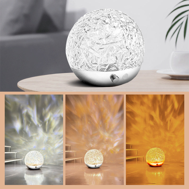 Lampe d'ambiance Ă projection dynamique de vagues d'eau