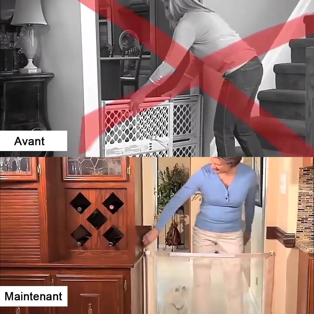 Barrière de Porte Pliable pour Animaux