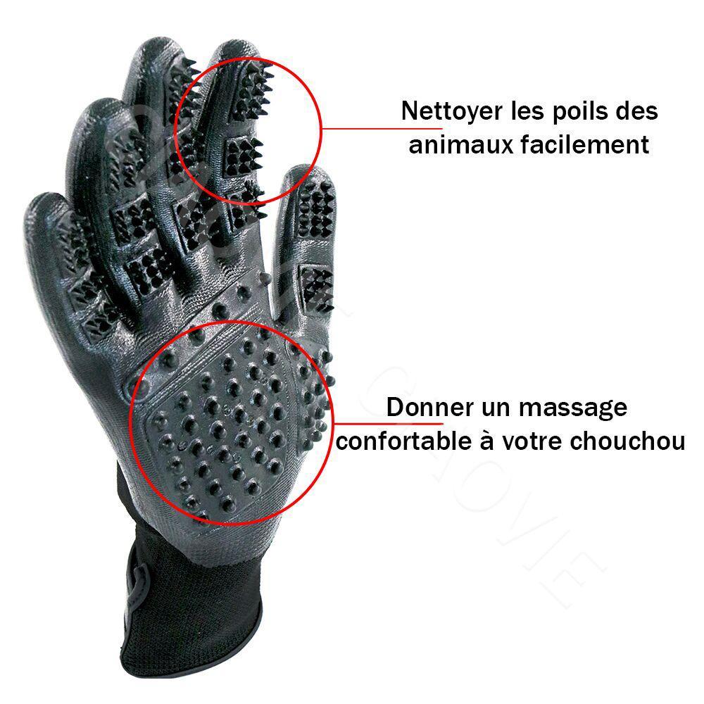 Gants De Toilettage Pour Animaux De Compagnie