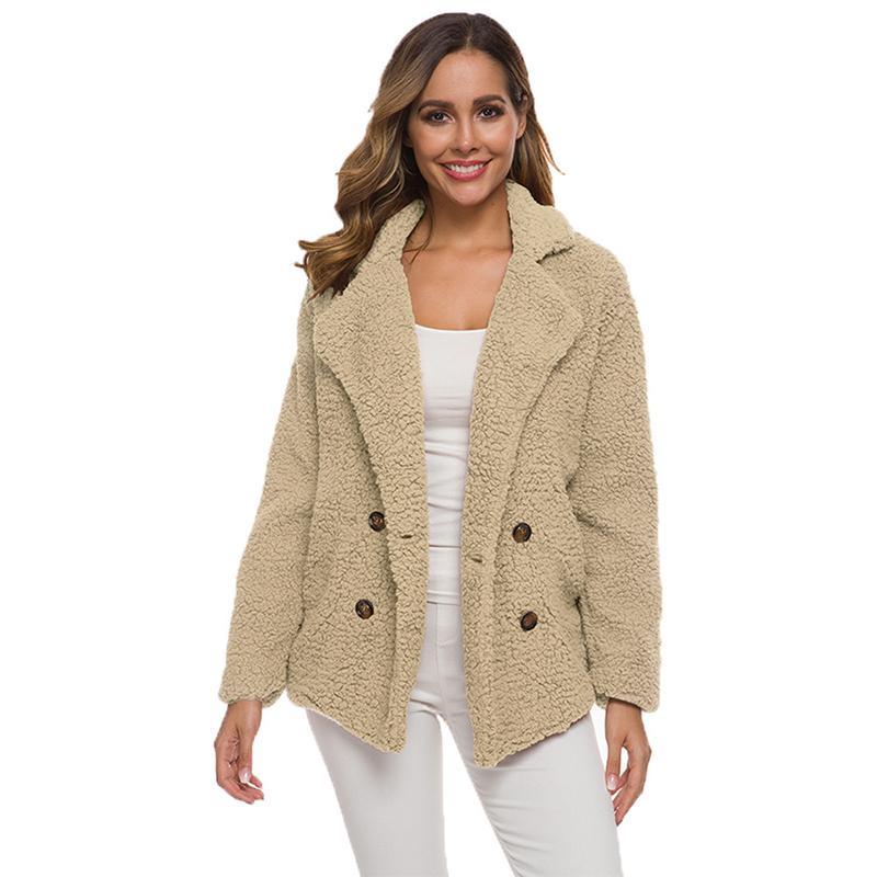Veste en Peluche pour Femmes en Polaire