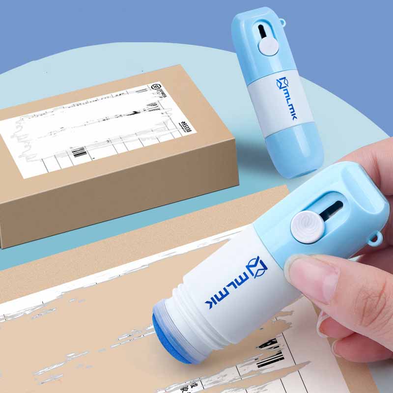 Fluide correcteur pour papier thermique avec couteau de déballage
