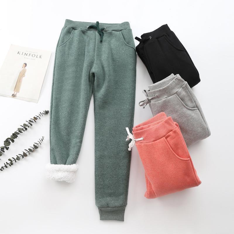 Pantalon de Survêtement Chaud en Cachemire D'hiver