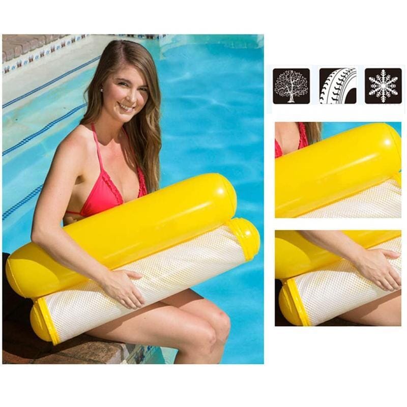 Lit gonflable de la piscine