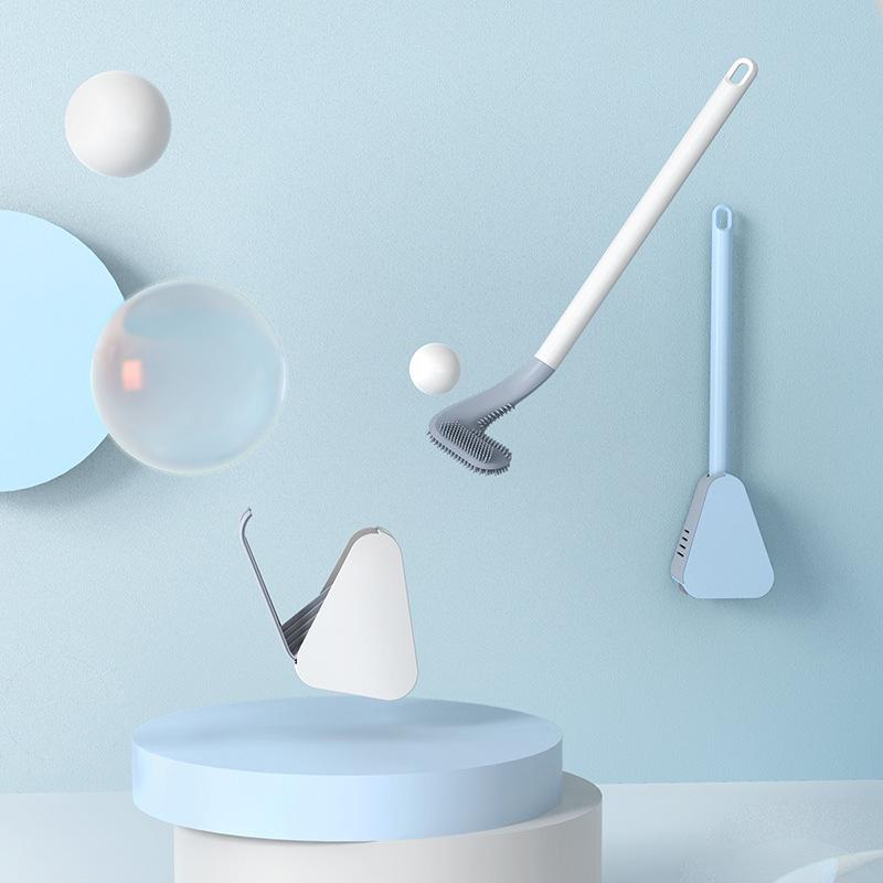 đ Brosse de Toilette Forme Club de Golf avec Porte-brosse