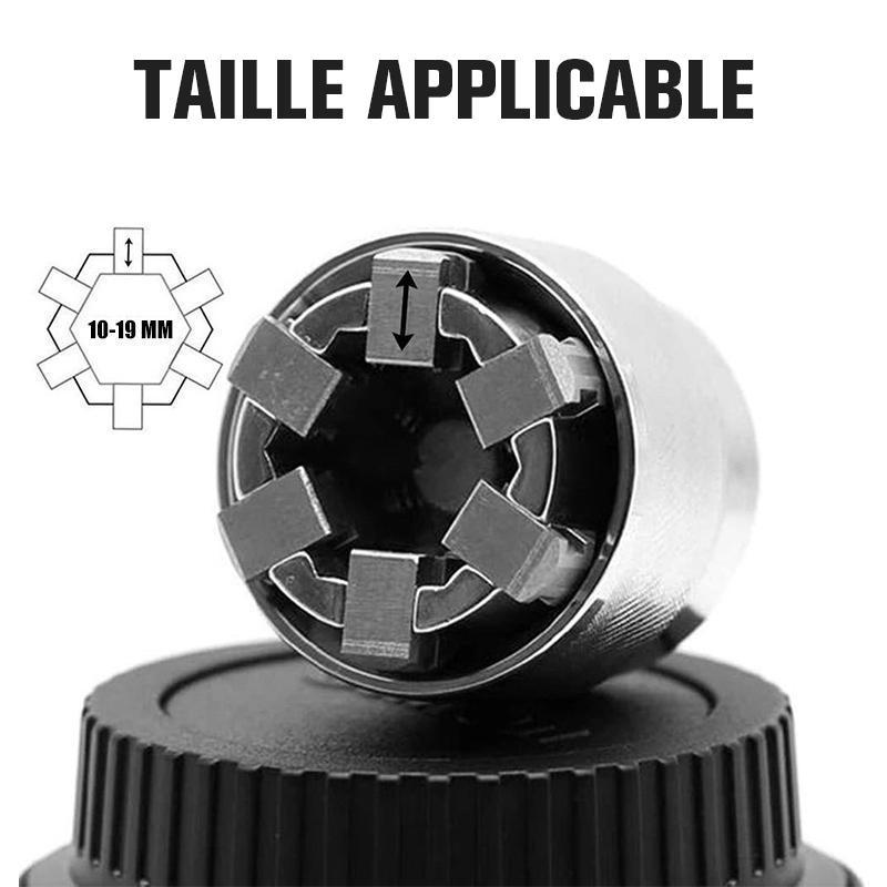 Clé à Douille à Écrou Universelle Ajustable Magique