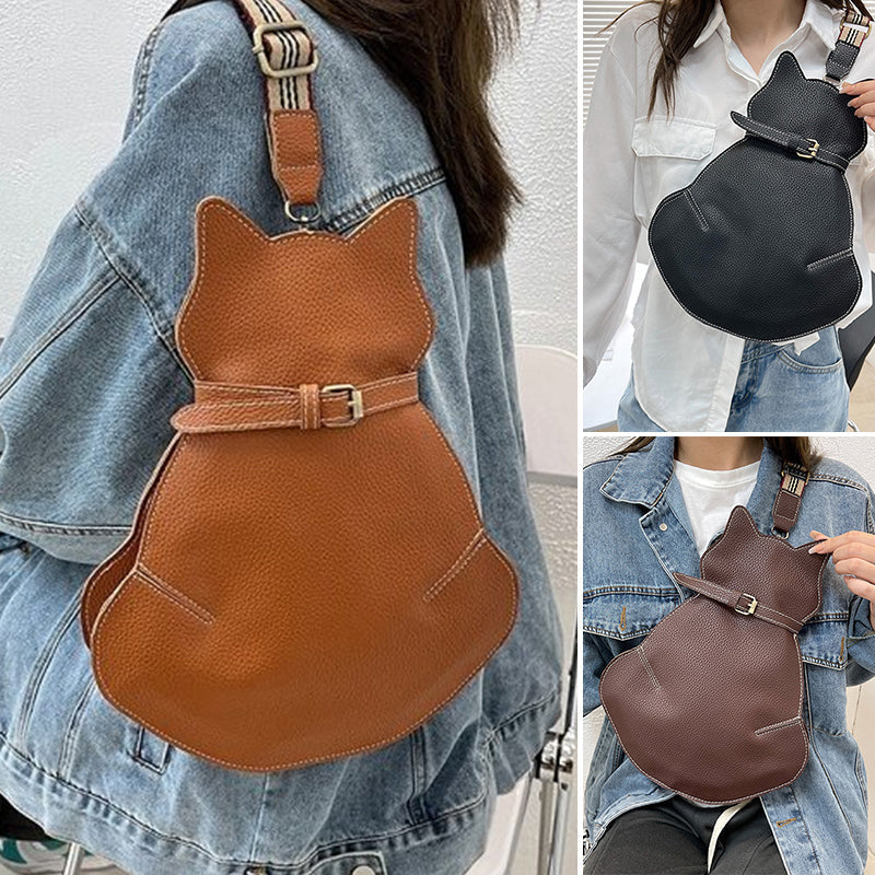 Sac à bandoulière en forme de chat