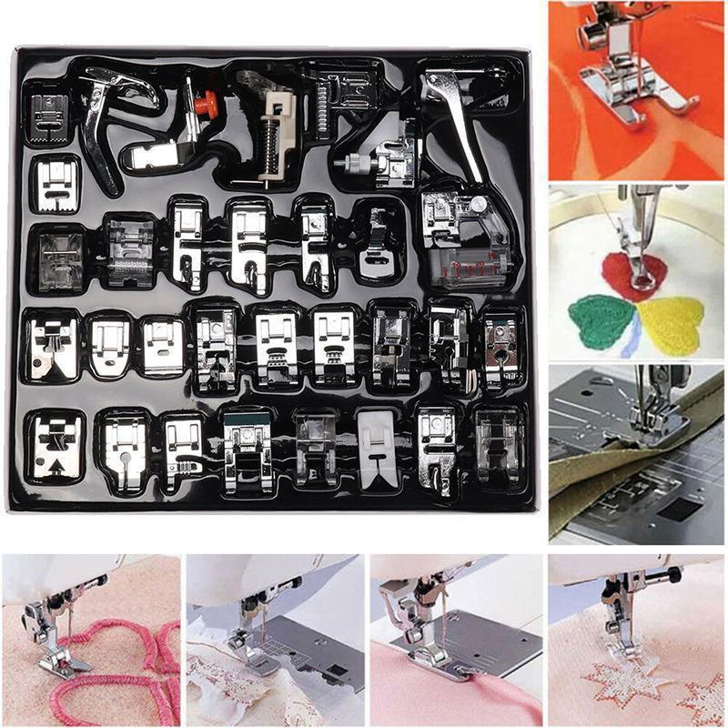 32 Pièces de Pieds Presseur Pour Machine a Coudre en Kit