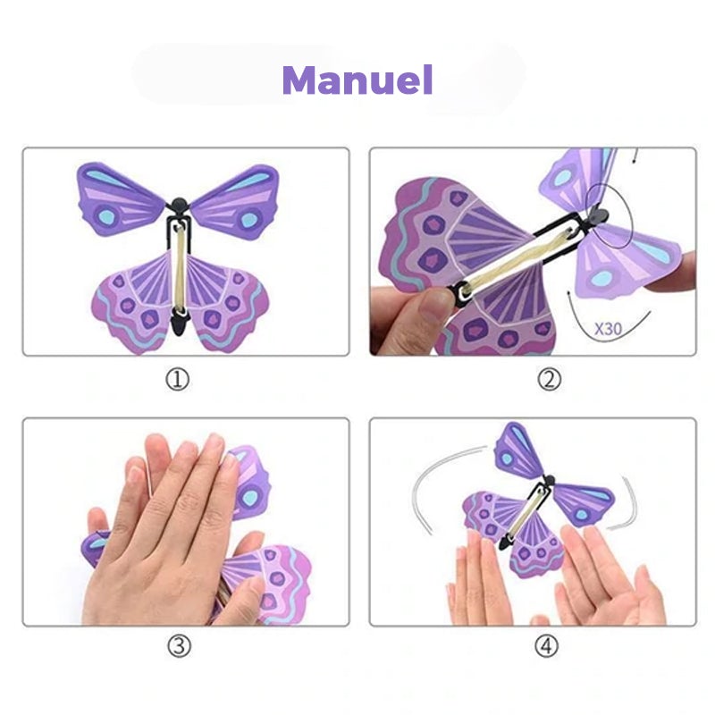Jouet Créatif pour Enfants Papillons Volants