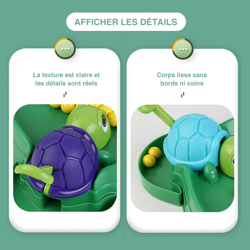 Tortue Gourmande Jouet de Haricot
