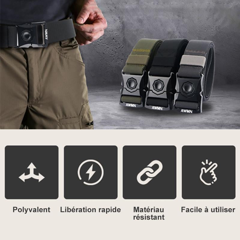 Ceinture Tactique à Boucle Automatique