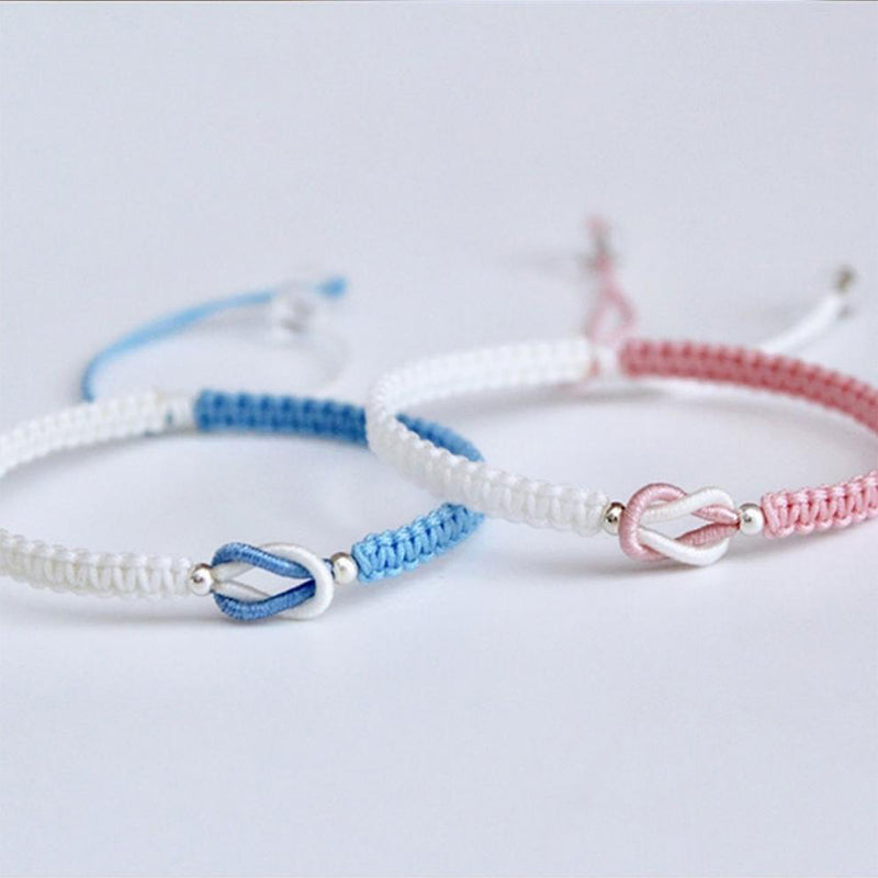 🎁À ma petite-fille "Forever Linked Together" Bracelet tressé fait main💕