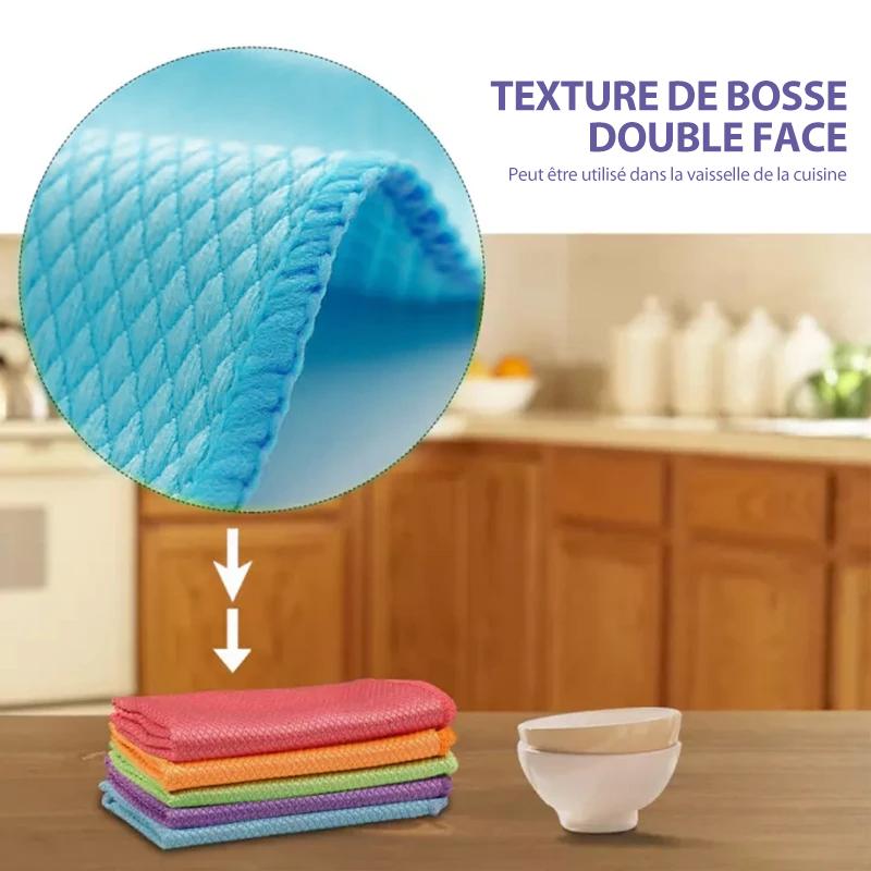 ✨Tissu de Nettoyage en Microfibre pour le Polissage des Ecailles de Poisson