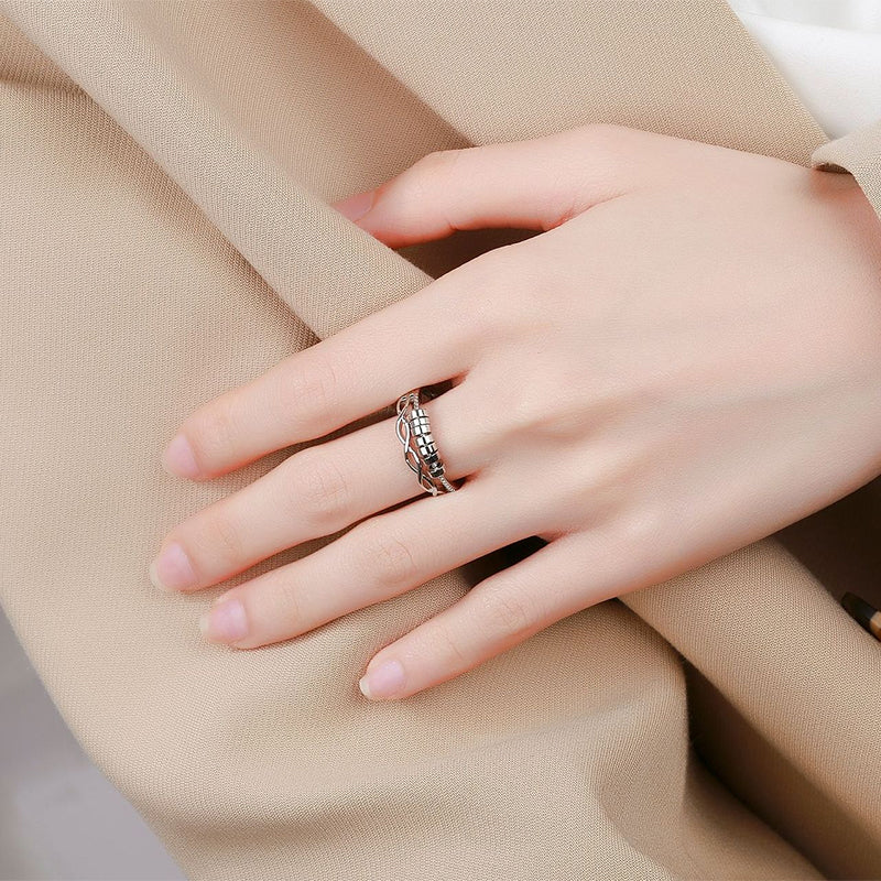 Éloignez Votre Anxiété Infinity Fidget Ring