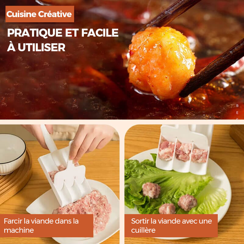 Machine Ă Boulettes de Viande Triple