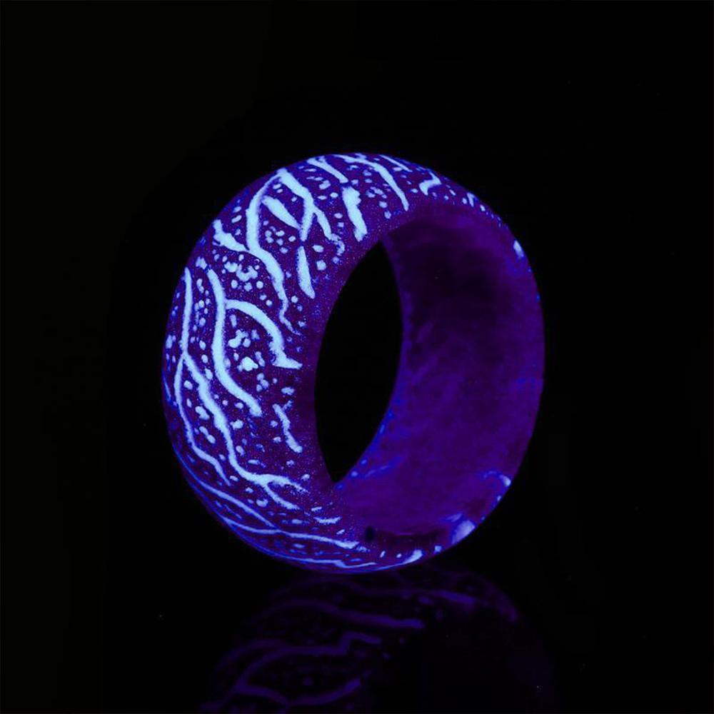 Bague Lumineuse Colorée en Résine