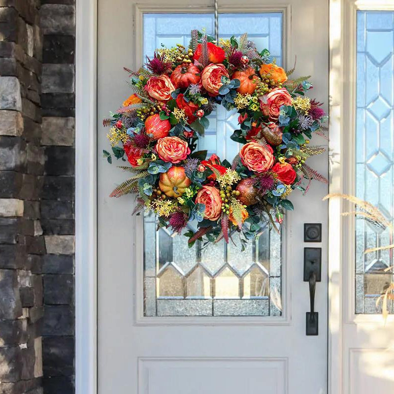 Couronne Décorative Citrouille