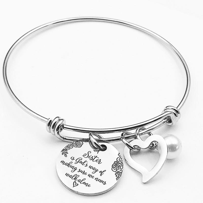 Ne marchez jamais seul - Bracelet Sœurs