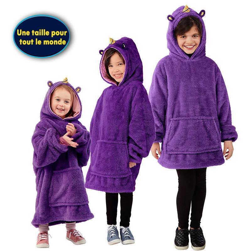 Sweat Ă Capuche de Couverture pour Enfants