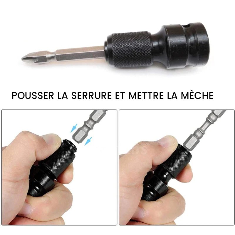 Convertisseur de Douilles à Queue Hexagonale