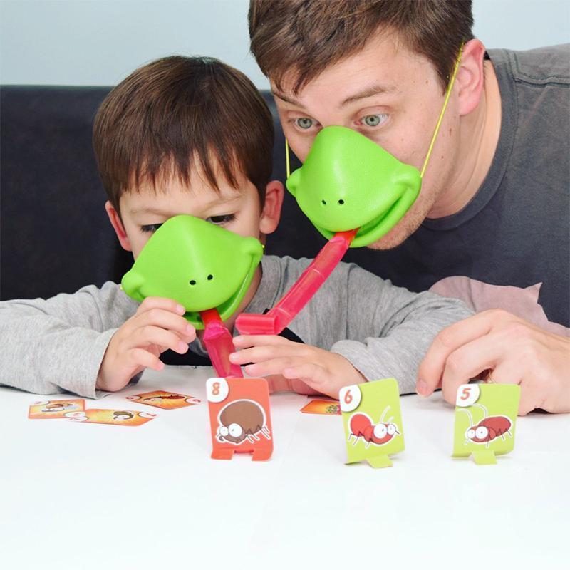 Jouet de bureau de jeu de capture de langue caméléon