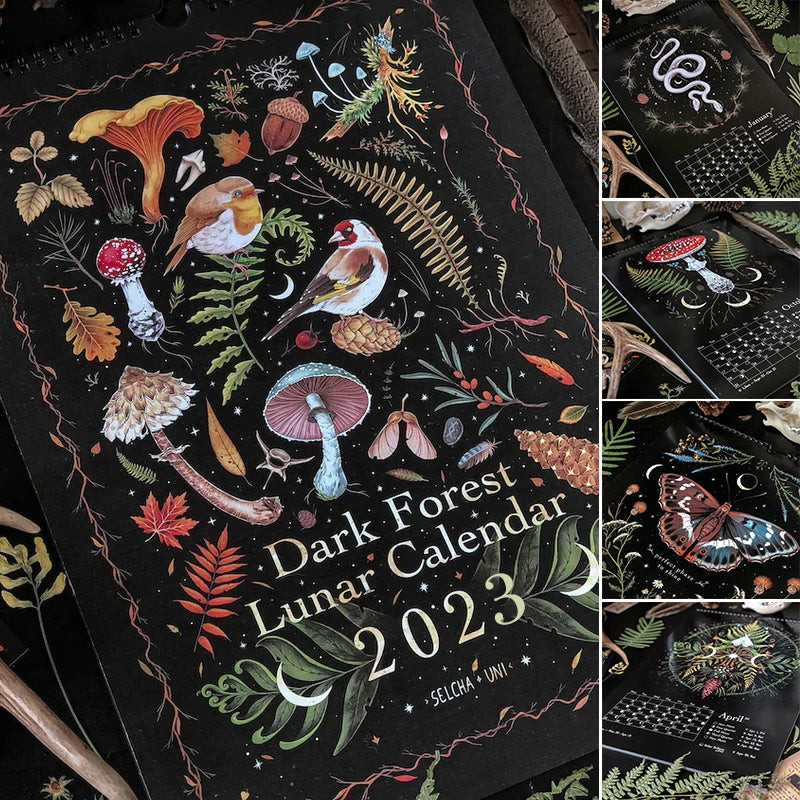 đ
Calendrier lunaire de la forĂȘt sombre 2023/2024