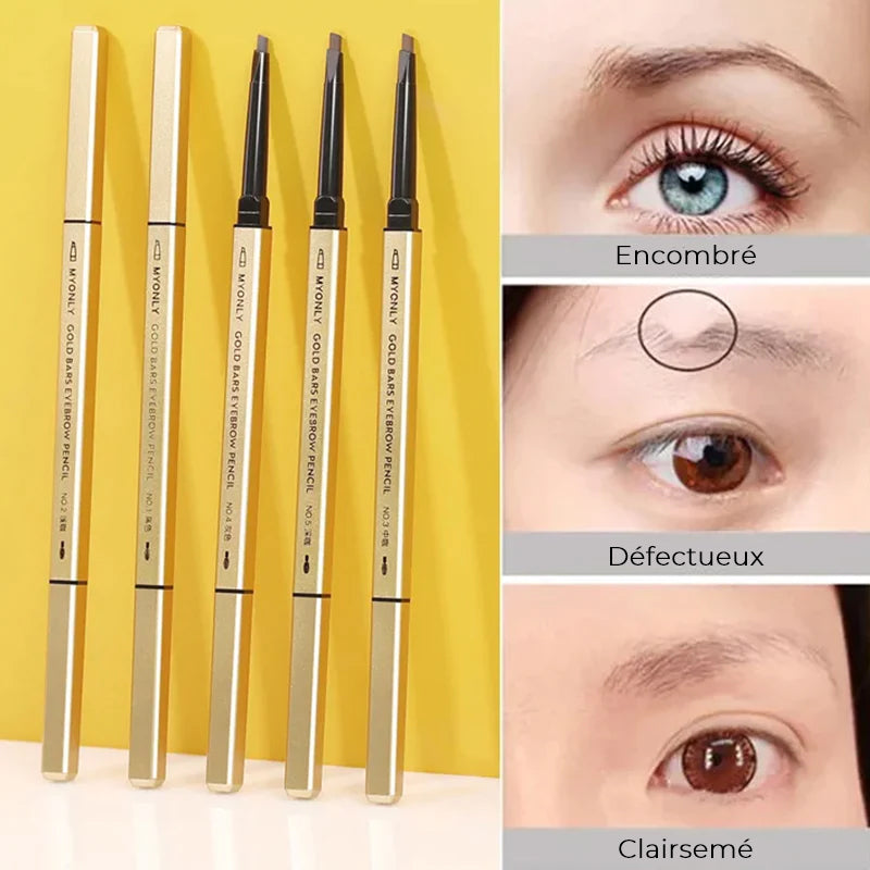 Crayon à sourcils double extrémité
