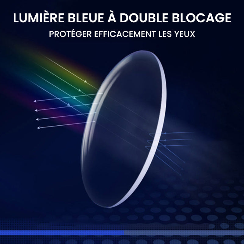 Lunettes de Lecture Pliables Anti-Lumière Bleue en Titane