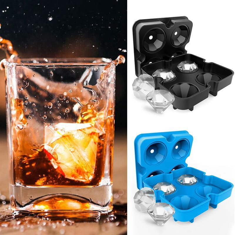 Silicone Moule à Glaçons en Forme de Diament