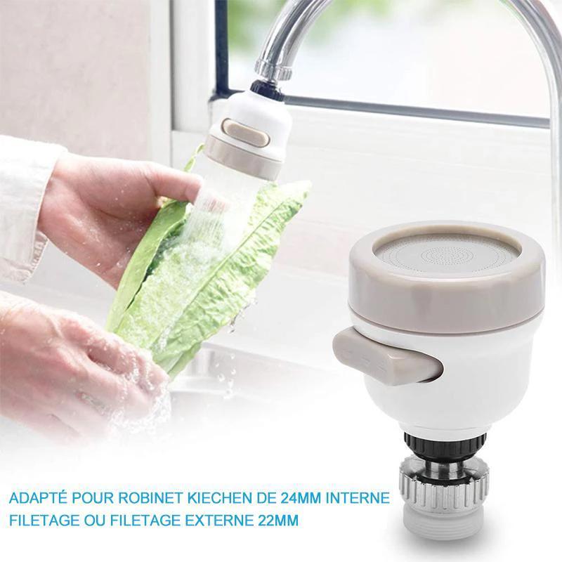 Buse de Filtre de Robinet économie d'eau Rotatif à 360°