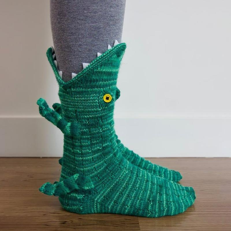 🎅Vente de Noël🎅Chaussettes En Forme De l'Animal Mignon Tricotées En Laine