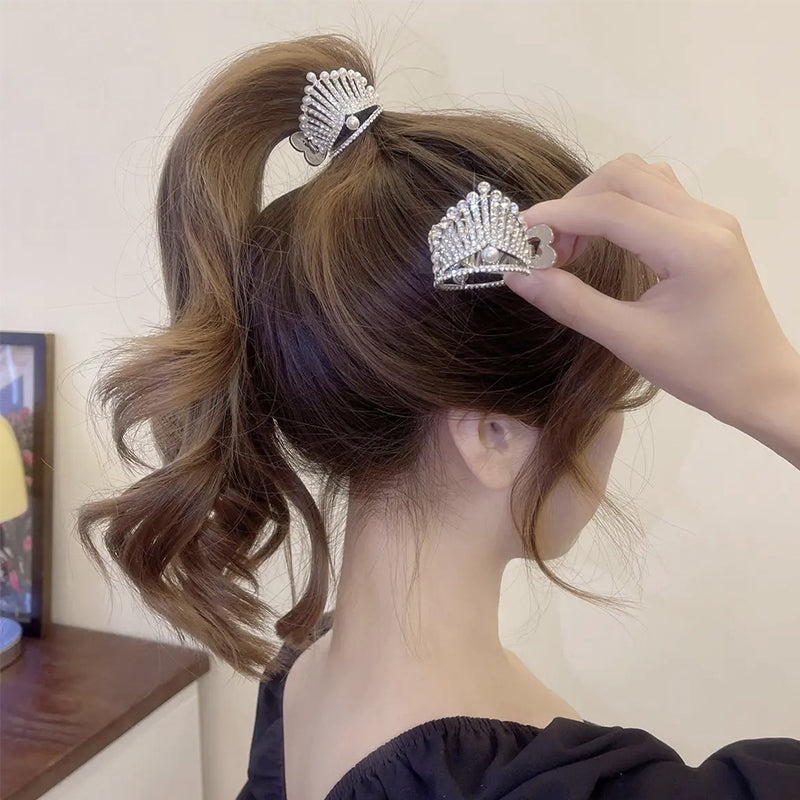 Clip de saisie de strass de couronne