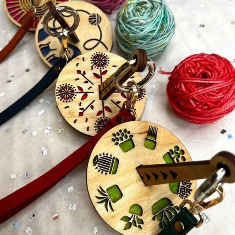 Porte-fil en bois pour le poignet
