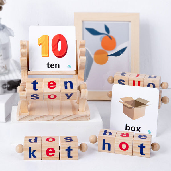 Blocs de lecture en bois